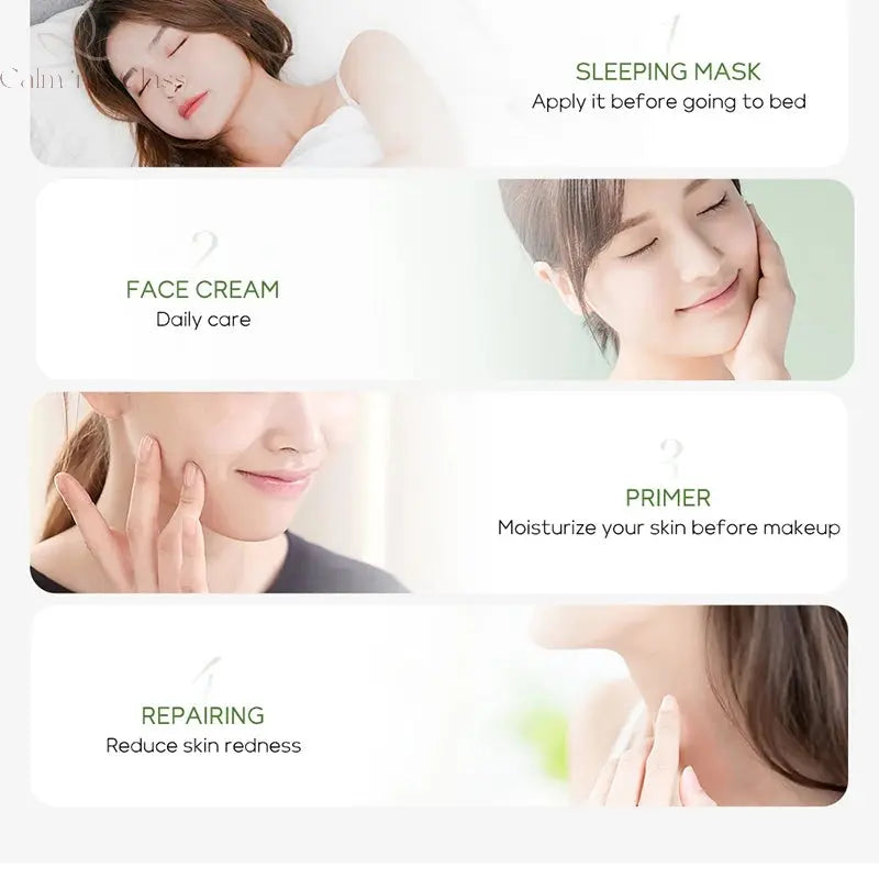 LAIKOU Aloe Vera Gel Face Cream Deep hydration Leave-On Sleeping Mask Natural Plants Transparent Aloe Gel Nourishing Tender Skin Calm and Class