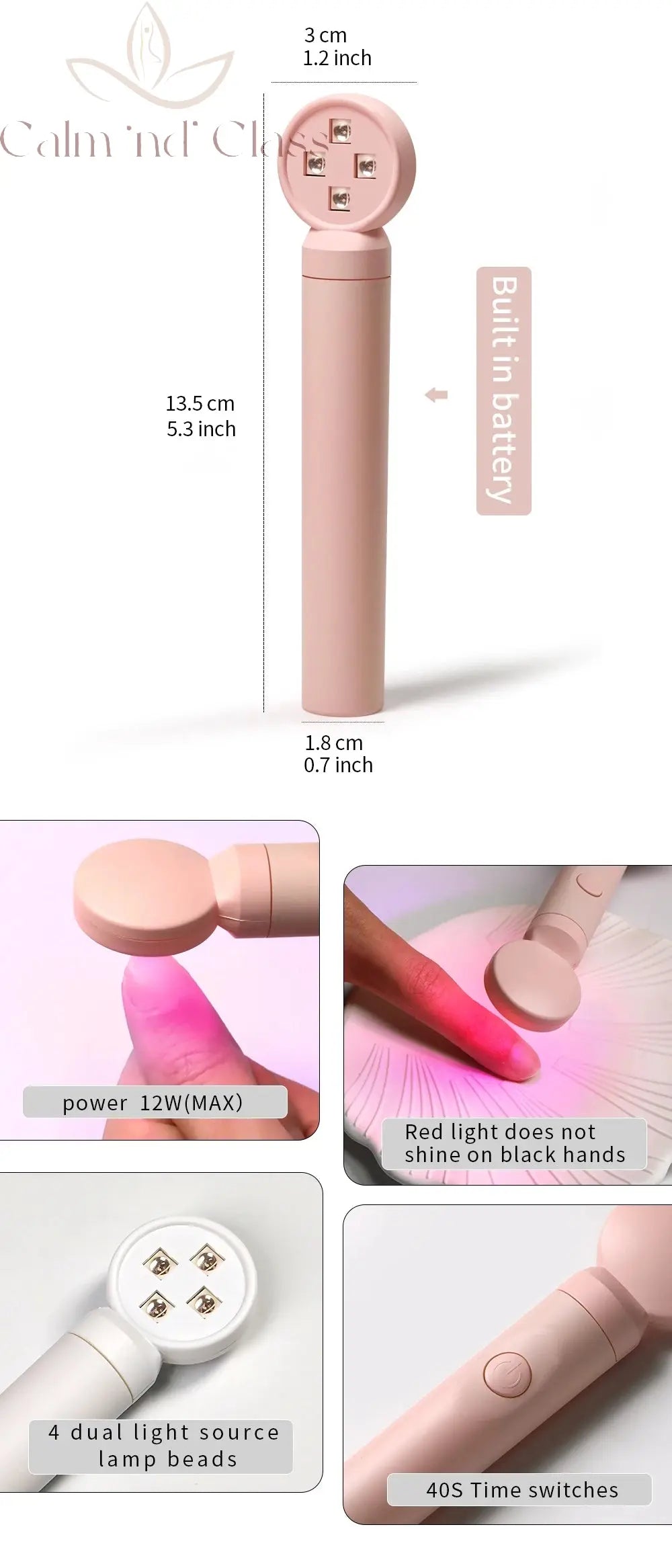 LINMANDA Single Finger Mini Usb Uv Led Gel Nail Dryer Lamp Various Small Nail Lamp Dryer Gel Polish Curing Manicure Machine Calm and Class