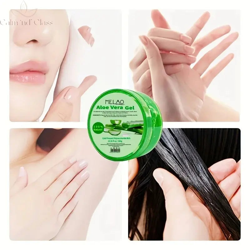 Melao Aloe Vera Extract Skin Lightening Moisturizing Soothing Natural Organic Aloe Vera Gel Calm and Class