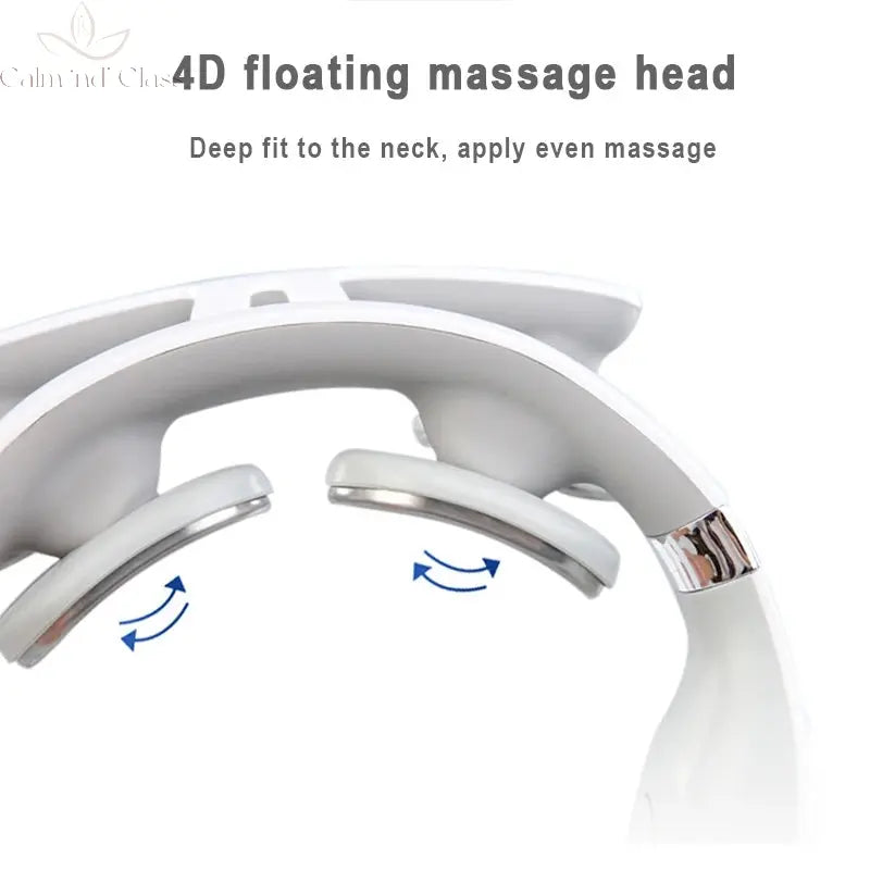 Neck Massage Machines Intelligent Electric, Rechargeable, Heating, Hot Pressing, Magnetic Pulse Neck Massage Instrument Calm and Class