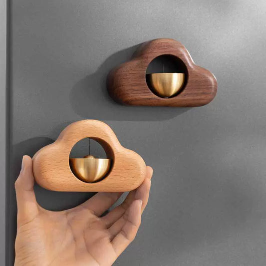 Black Walnut Solid Wood Wind Chimes Minimalist Door Bell