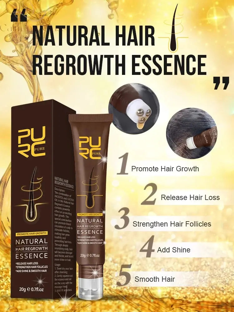 PURC Ginger Hair Serum Smoothing Shiny Strengthen Hair Scalp Treatment Hair Care Products Calm and Class