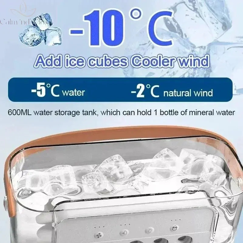 Portable 3 in 1 Fan AIr Conditioner Household Small Air Cooler LED Night Lights Humidifier Air Adjustment Home Fans Dropshipping Calm and Class