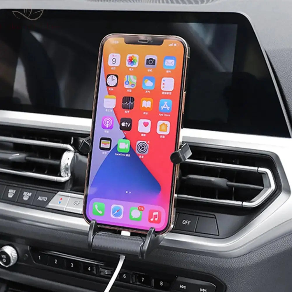 Racing Seat Universal Air Vent Mobile Phone Holder - Clip Mount Car Navigation Holder 360 Degree Rotation Car Phone Holder Calm and Class