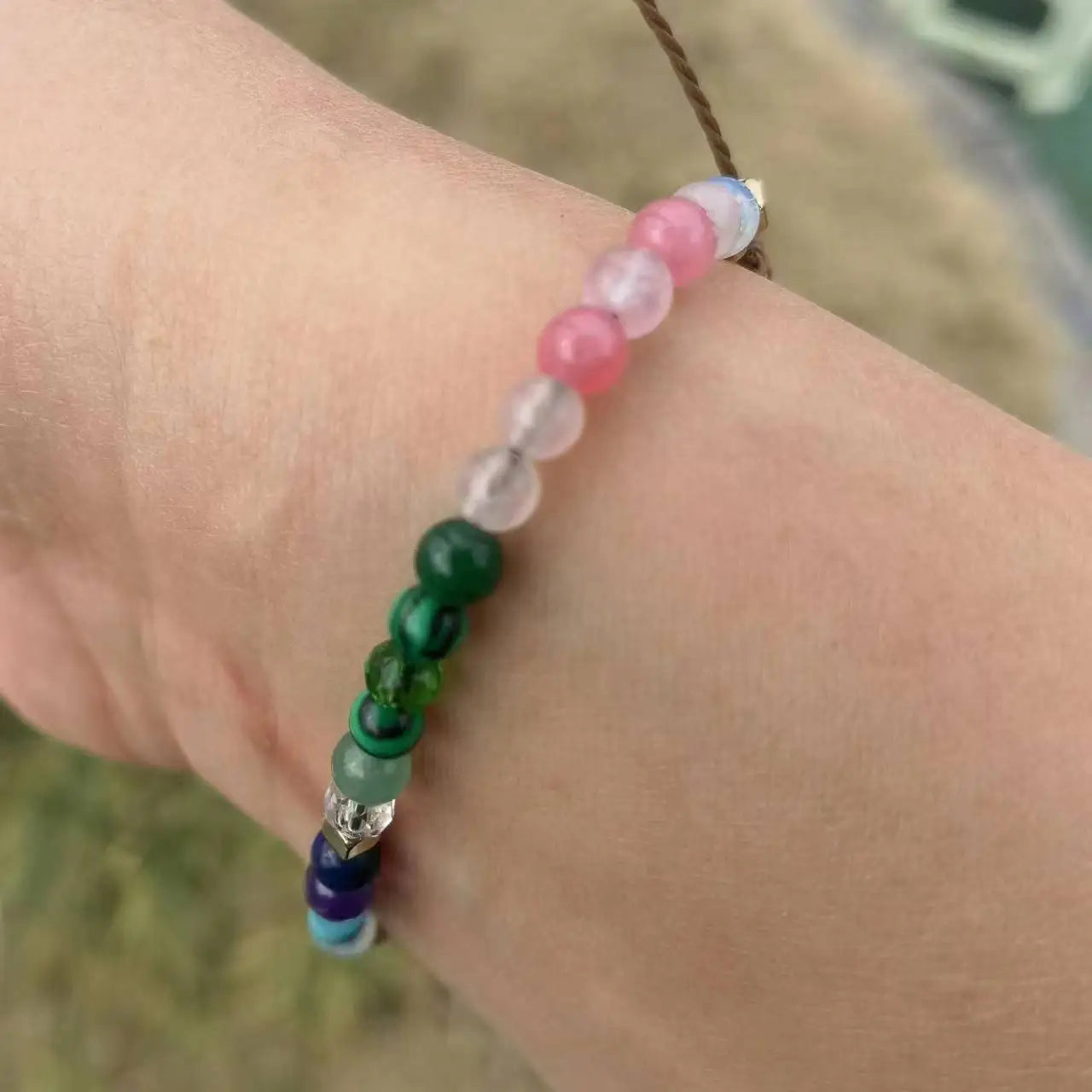 Healing Crystal Chakra Bracelet for Zodiac Signs and Yoga