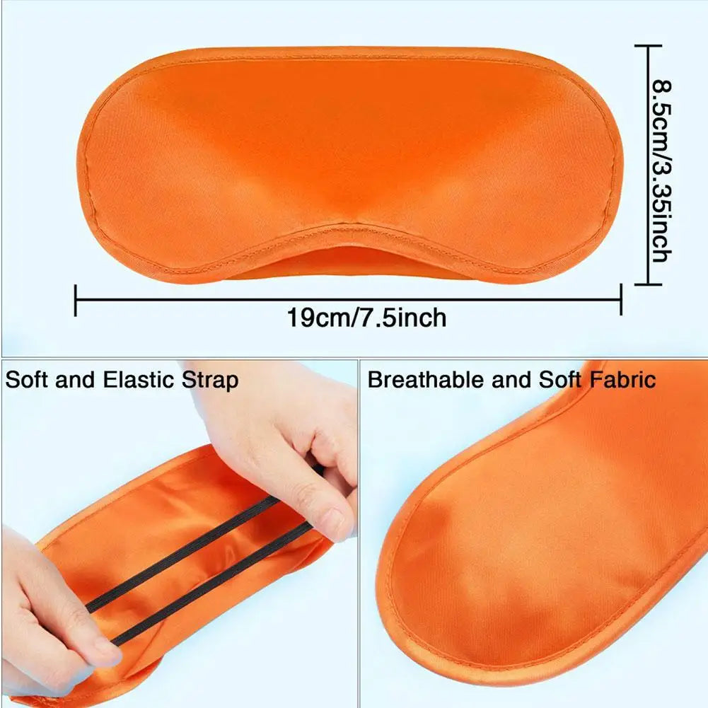 Lunch Break Sleep Eye Mask Satin Light Blocker Soft Cover