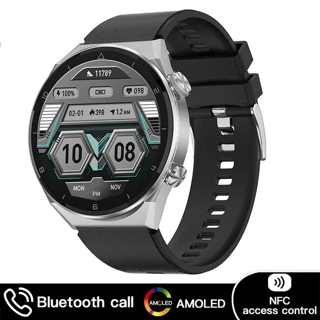 NFC Smart Watch Men GT2 Pro AMOLED HD Heart Rate Bluetooth