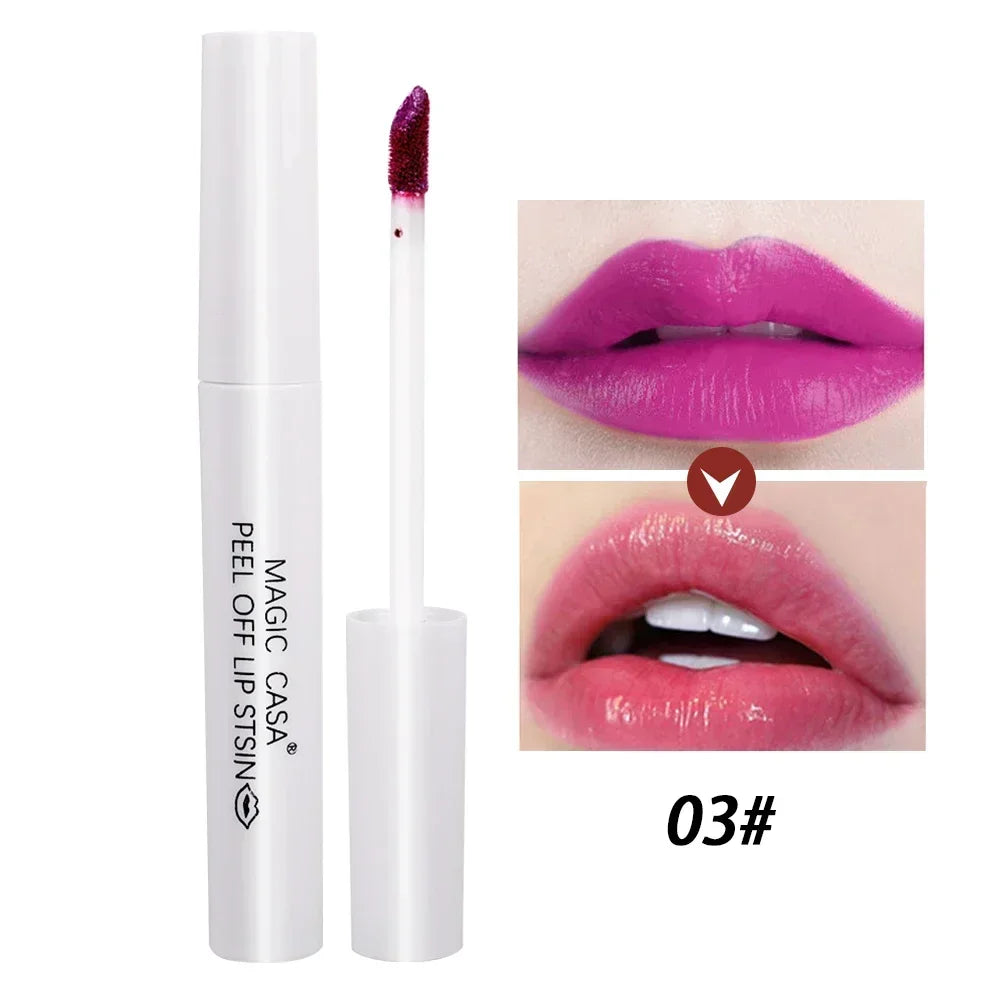 Lasting Peel Off Lip Liner Tattoo Makeup Sexy Red Matte Gloss