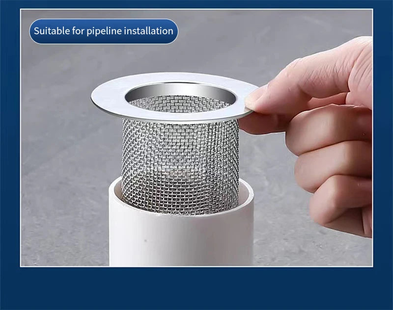 1/3/4pcs Multifunctional Stainless Steel Hair Catcher Strainer