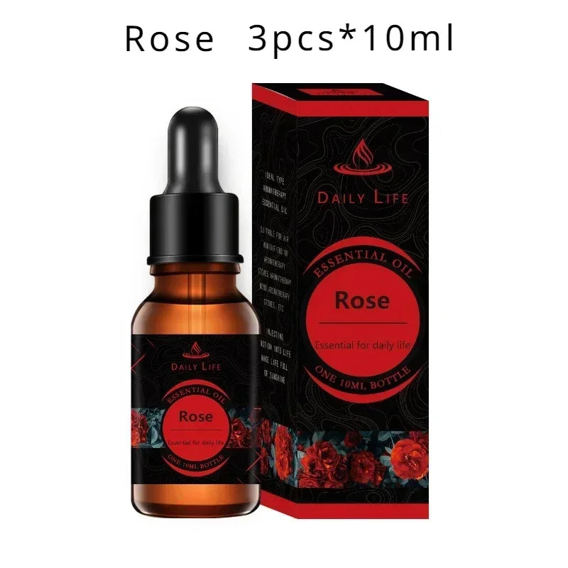 10ml*3pcs Aromatherapy Plant Essential Oil Refill Set