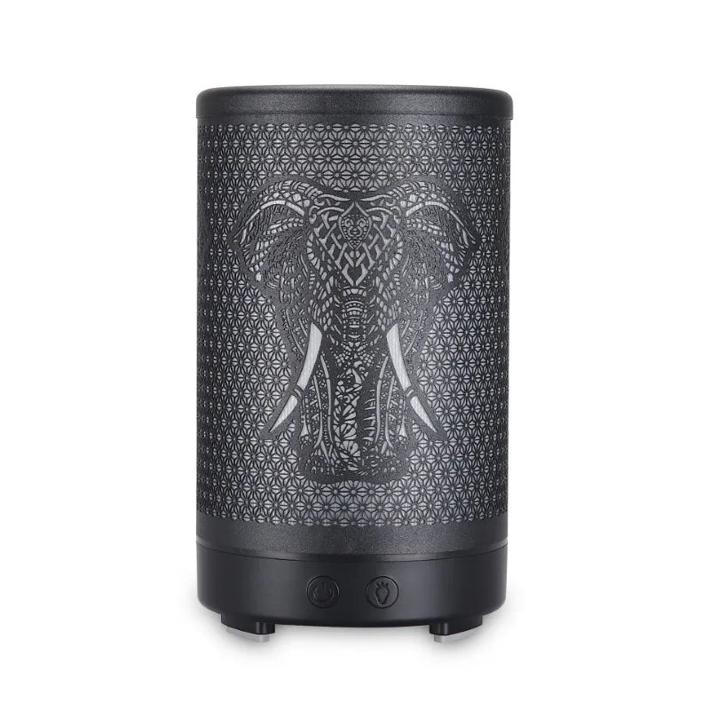 Mini Elephant Aromatherapy Essential Oil Diffuser with LED Lamp