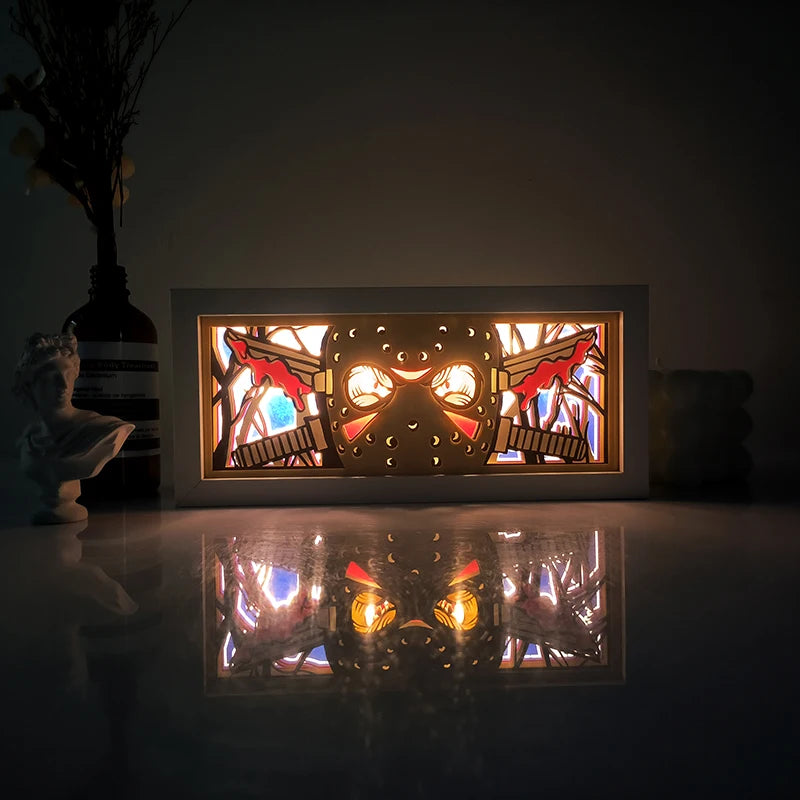 Anime Light Box Led Strip Lights Shadow Box Usb Table Lamp