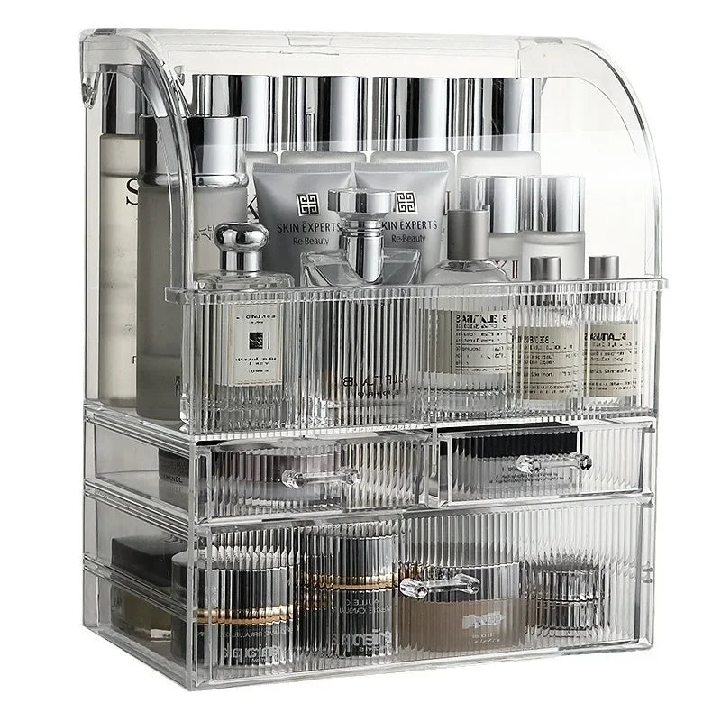 30x17.5x36cm Large Drawer Organizer Makeup Clear Acrylic Box