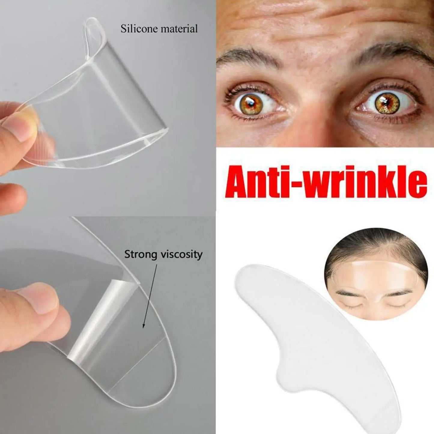 Anti Wrinkle Forehead Patch Silicone Reusable Skin Care Tool