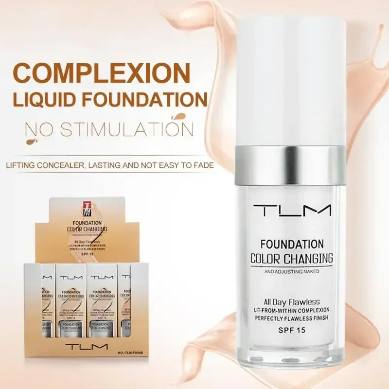 30ML TLM Foundation Color Changing Makeup Base Cream