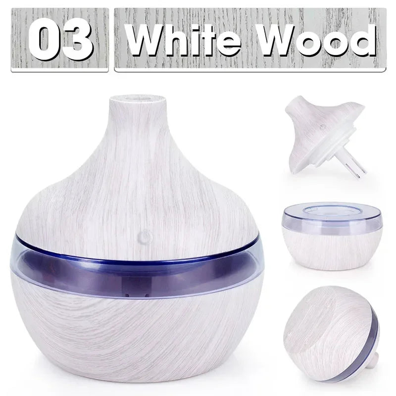 200ml Air Humidifier Essential Oil Diffuser USB Mist Maker Mini Humidificador with Colorful Light for Home Office Car