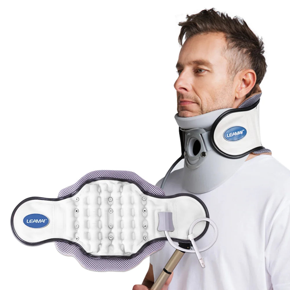 1 Set Cervical Neck Tractor Orthosis Support Neck Brace