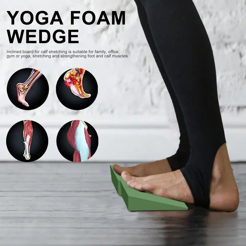 Squat Wedge Block Yoga Wedge Adjustable Non-Slip Foot Stretcher