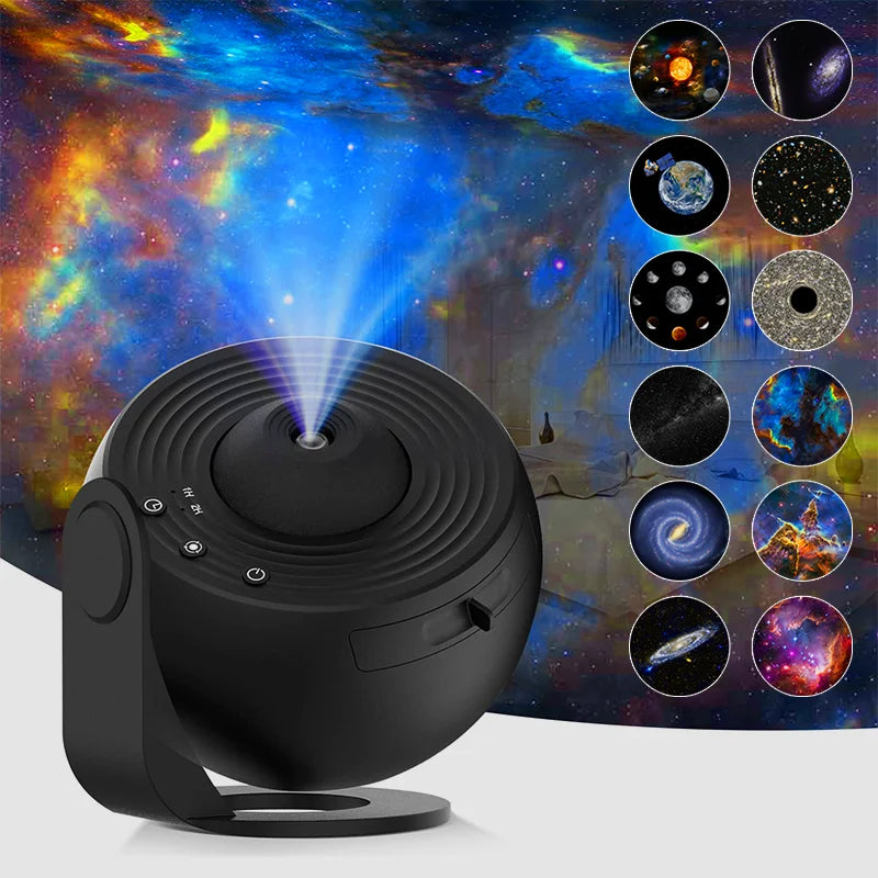 Night Light Galaxy Projector Starry Sky Projector 360 Rotate Planetarium Lamp For Kids Bedroom Gift