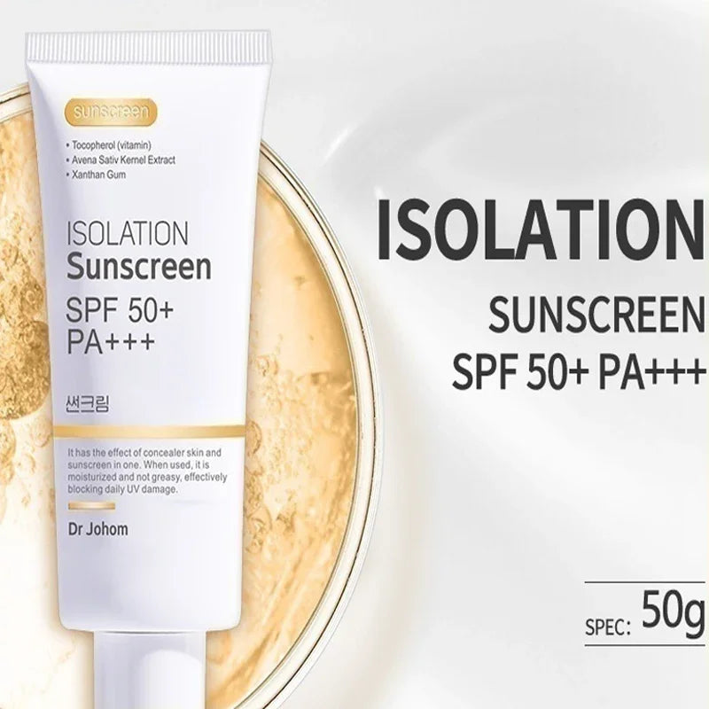 SPF 50+ Sunscreen Long Lasting Waterproof Protection Cream