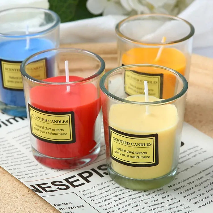 Plant Wax Scented Candle Gift Box Soybean Candle Glass Cup