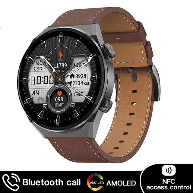 NFC Smart Watch Men GT2 Pro AMOLED HD Heart Rate Bluetooth