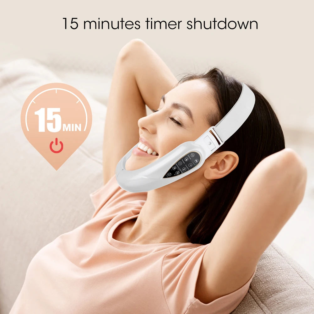 Face Lifting Device Red Light Skin Rejuvenation V Face Massager