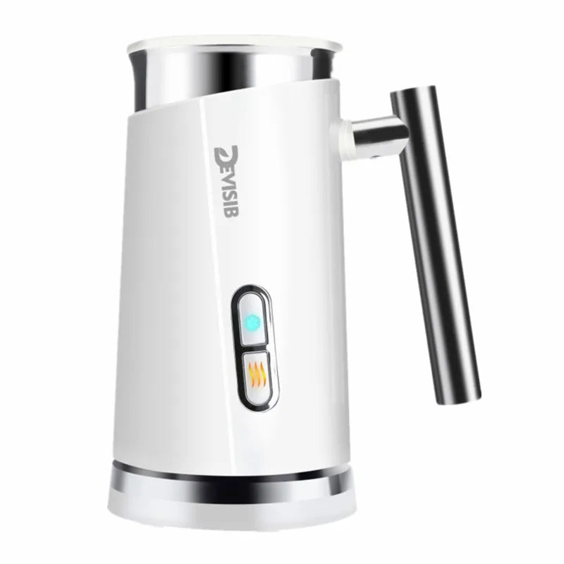 DEVISIB Automatic Milk Frother Electric for Latte and Cappuccino