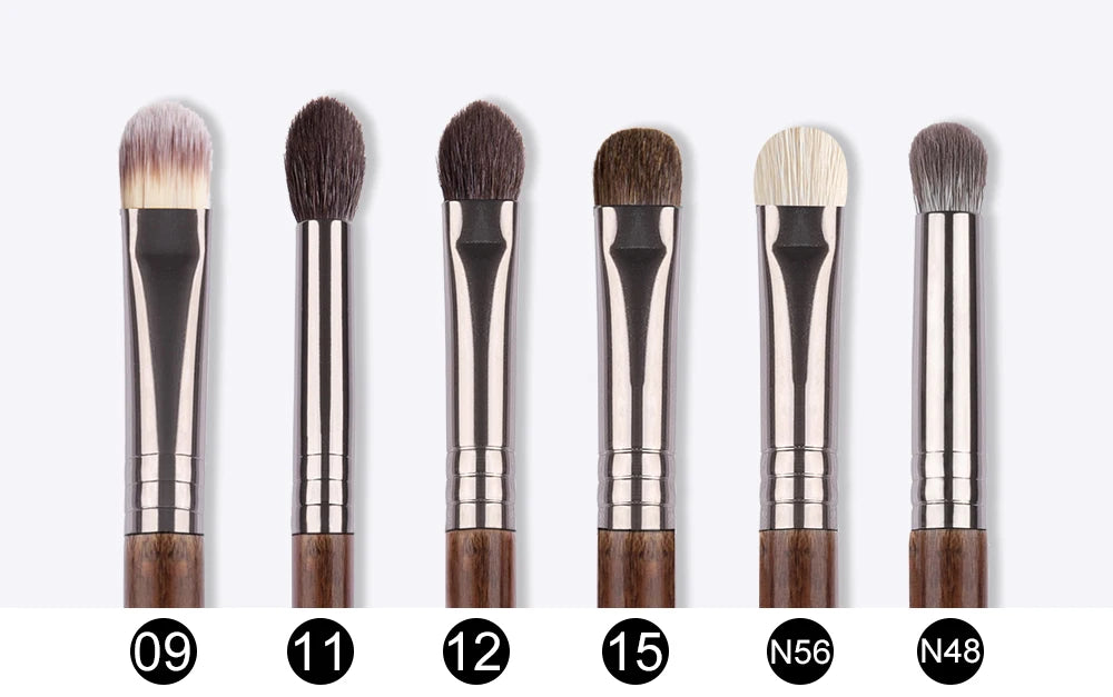 OVW 12pcs Eye Shadow Nature Hair Makeup Brushes Tools