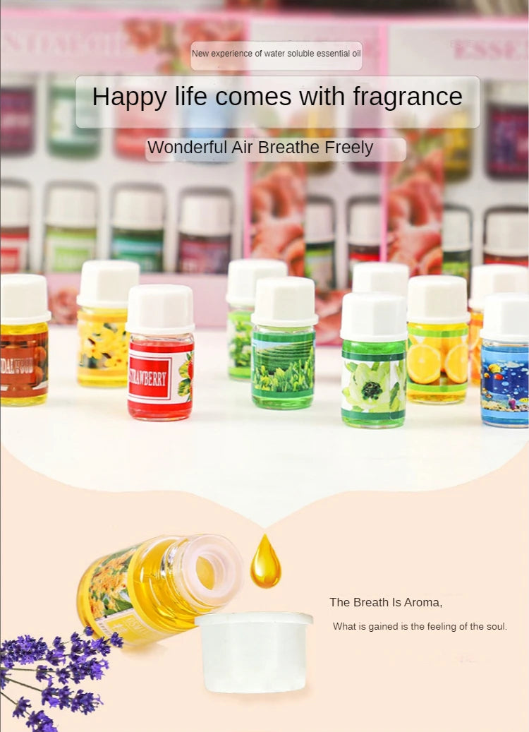 12PCS 3ML Natural Plant Aromatherapy Essential Oil Set