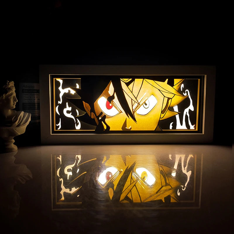 Anime Light Box Led Strip Lights Shadow Box Usb Table Lamp