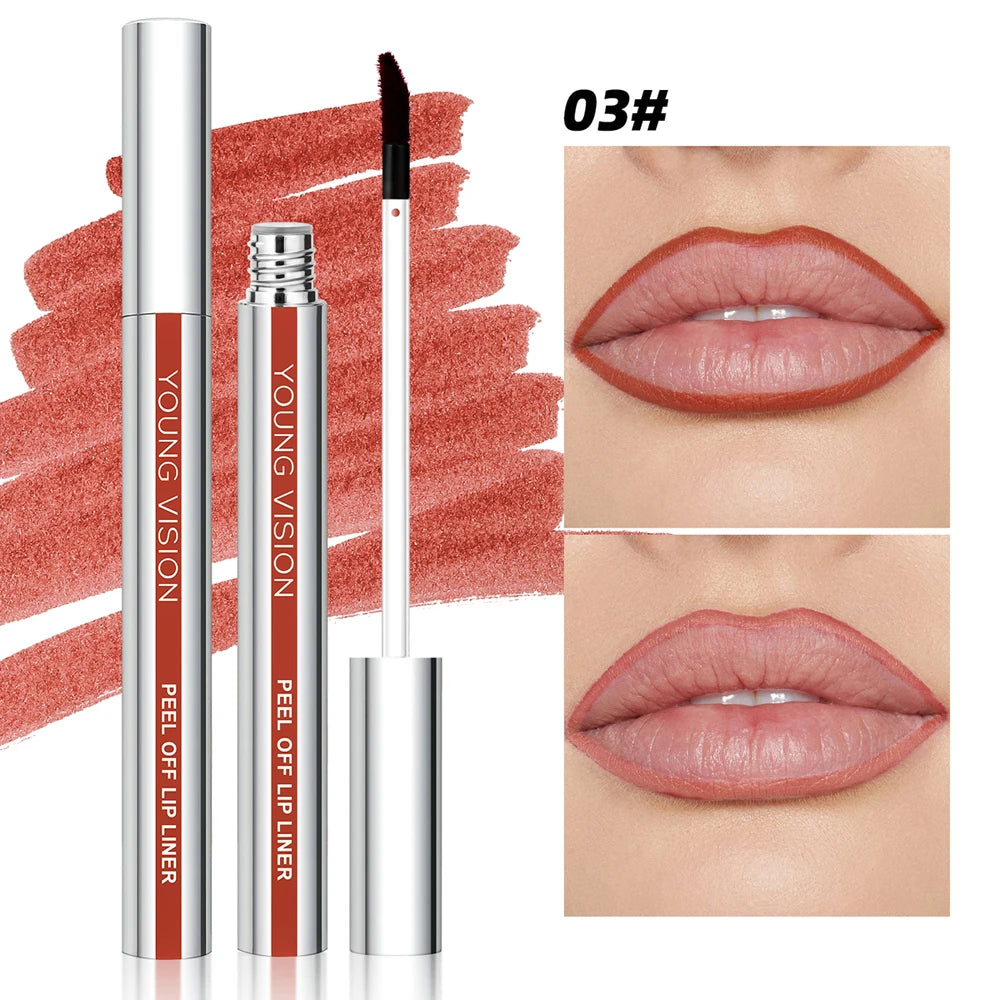 Young Vision Tear-Off Lip Liner Matte Smudge-Free Pencil