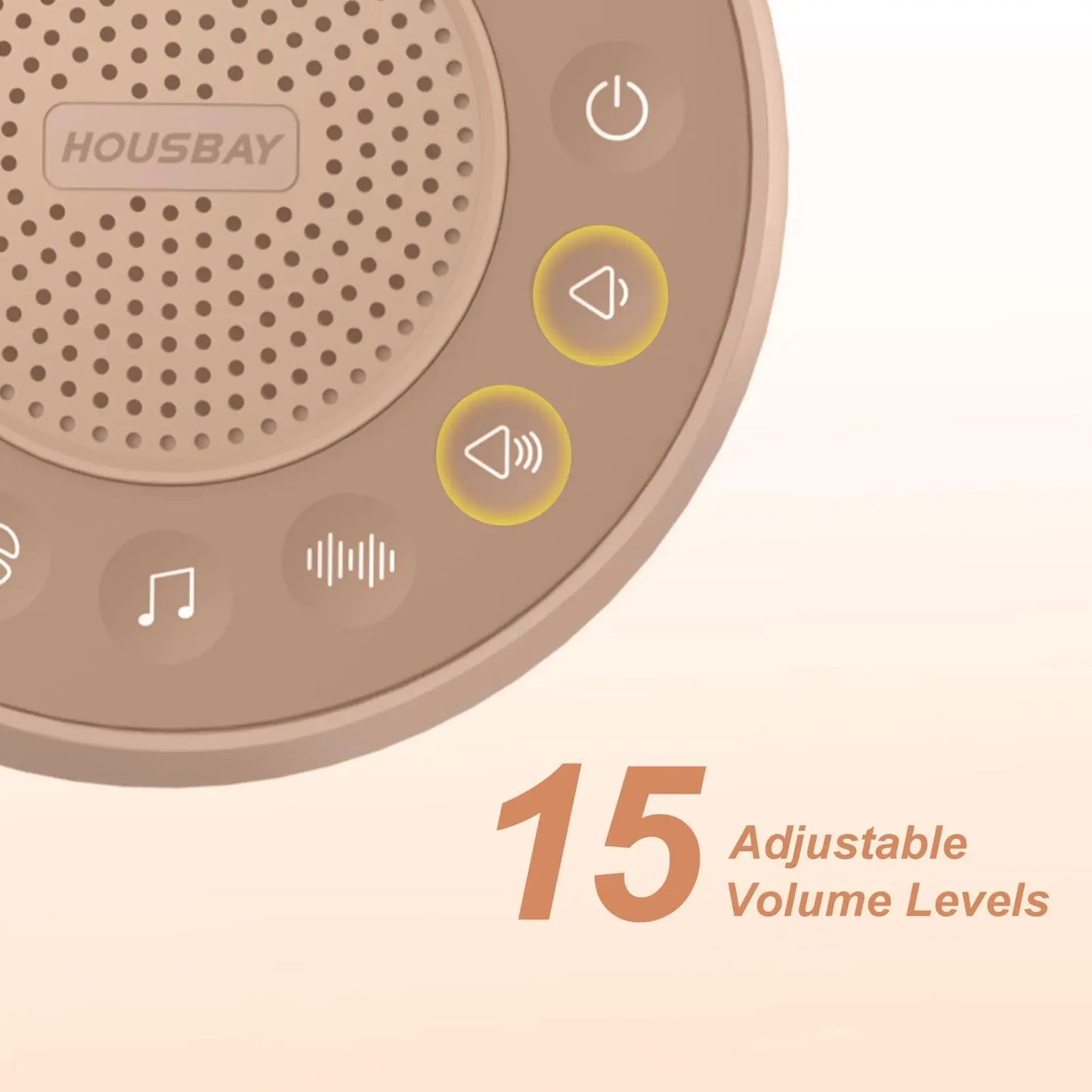 White Noise Sound Machine, 31 Natural Sounds, Brown Travel