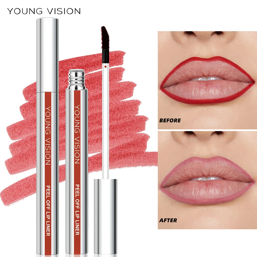 Young Vision Tear-Off Lip Liner Matte Smudge-Free Pencil