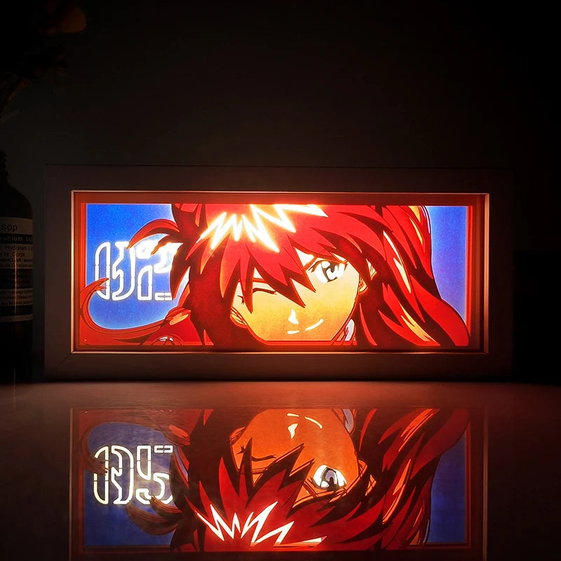 Anime Light Box Led Strip Lights Shadow Box Usb Table Lamp