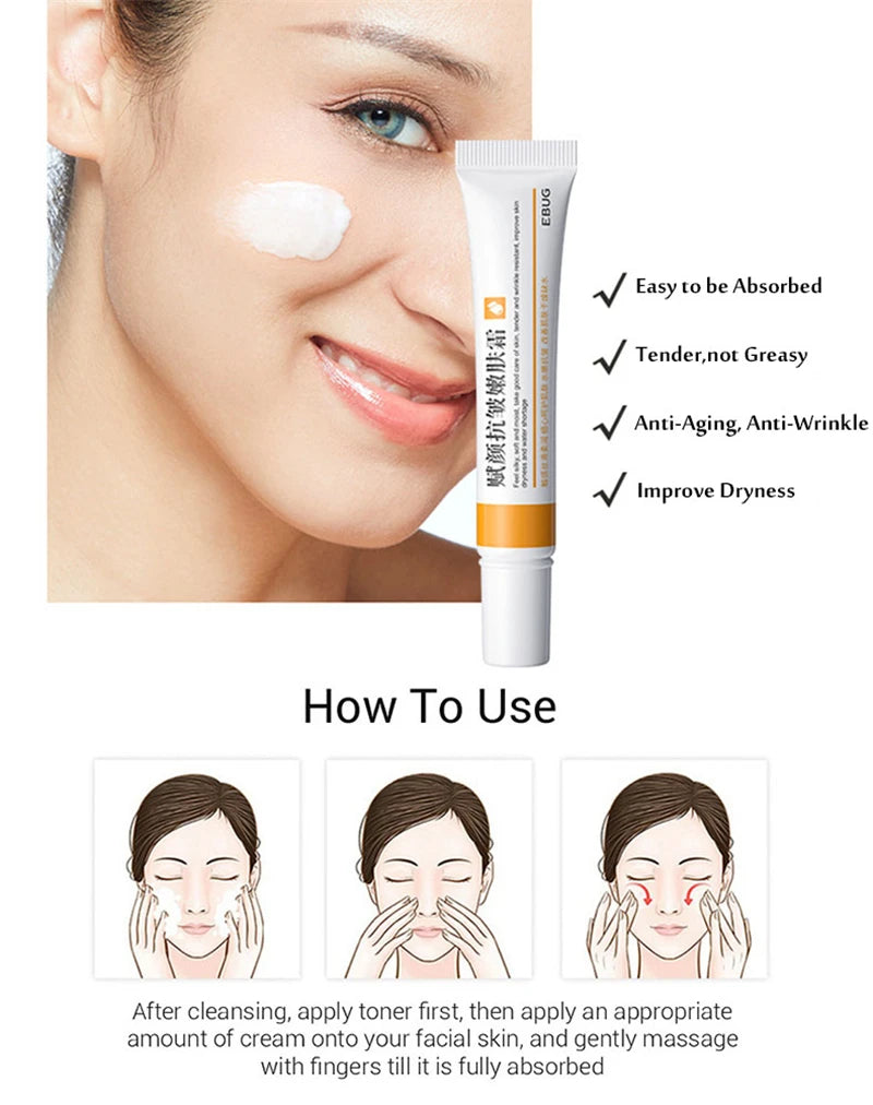 5PCS Retinol Cream for Firming Lifting Anti-Aging 20G