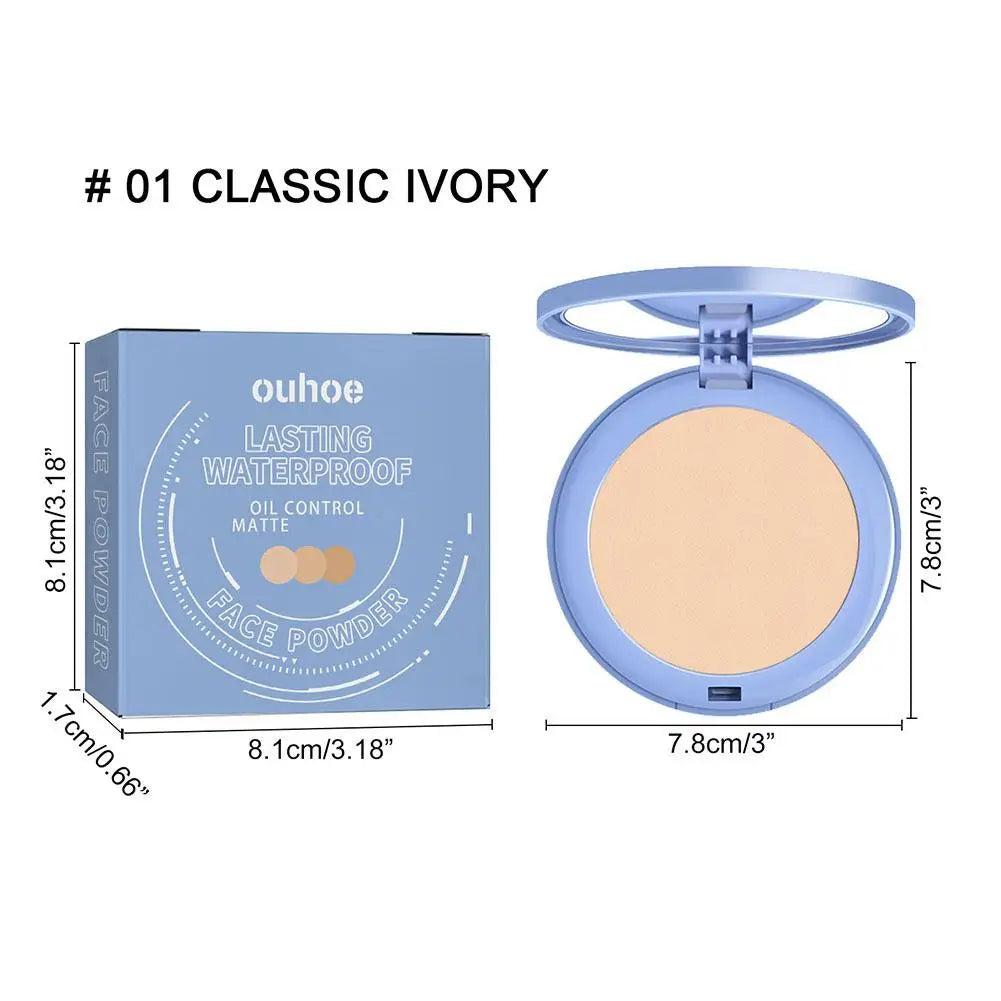 Sunscreen Powder Cosmetic Face Powder Waterproof Matte Makeup