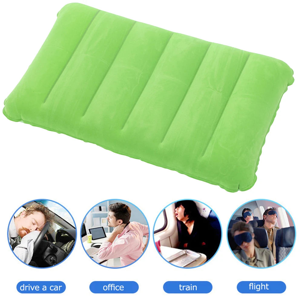 47x30cm Inflatable Air Pillow for Ergonomic Neck Support