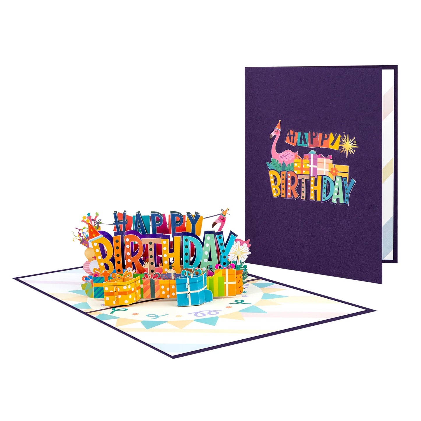 Happy Birthday Pop-up Card for Wife Husband Mom Dad Gift