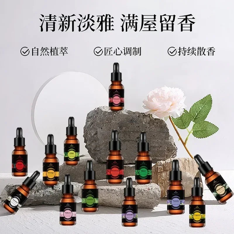 10ml*3pcs Aromatherapy Plant Essential Oil Refill Set