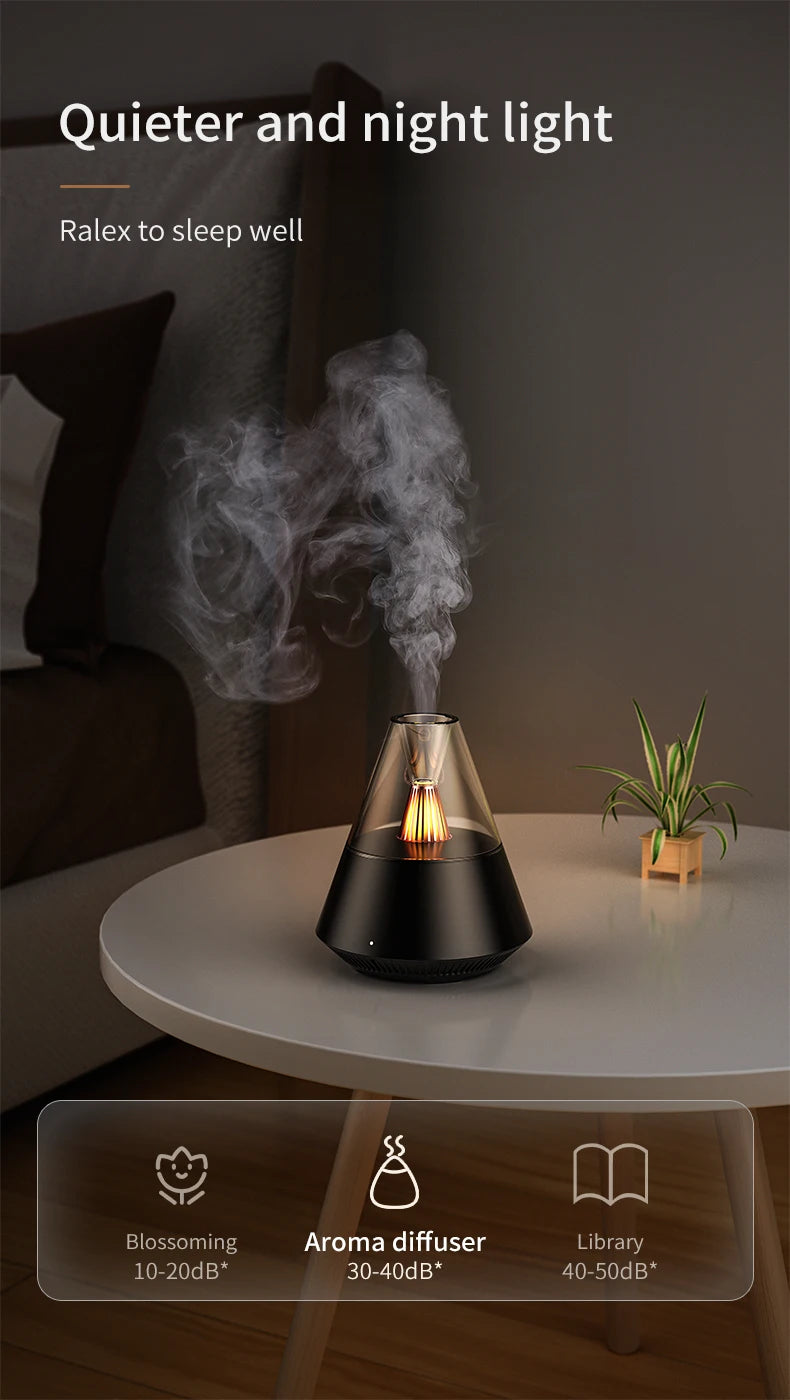 Essential Oil Aroma Diffuser with Light for Home Serenity