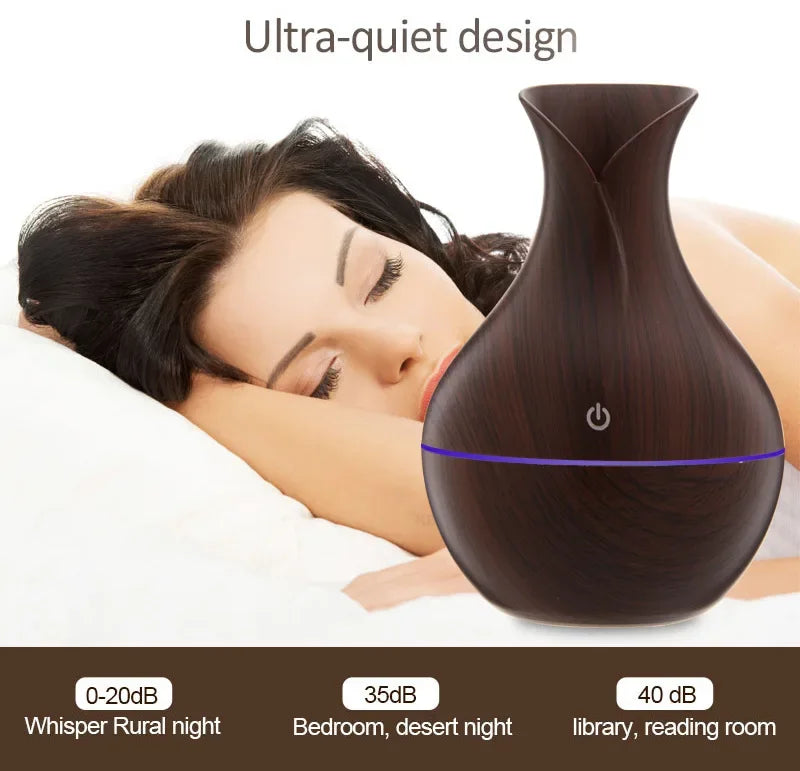 200ml Air Humidifier Essential Oil Diffuser USB Mist Maker Mini Humidificador with Colorful Light for Home Office Car