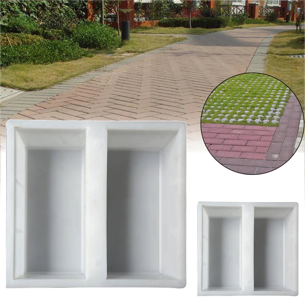 Plastic Garden Path Maker Paving Cement Mold DIY Stone Molds