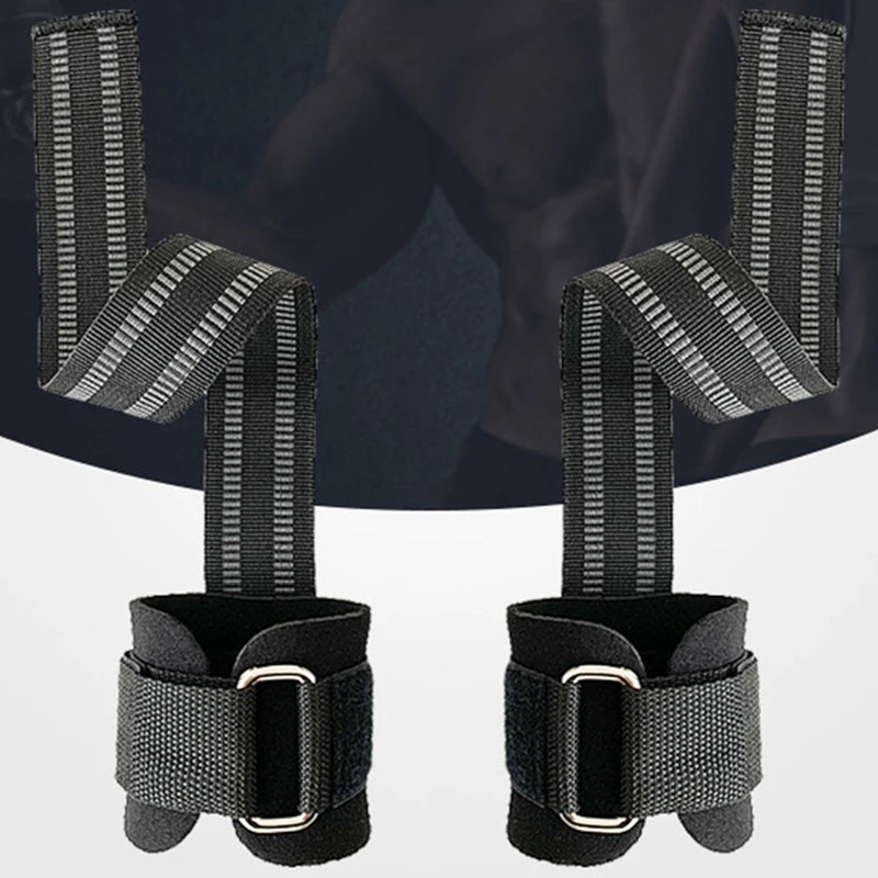 2 Pack Weight Lifting Wrist Straps Adjustable Support Grips