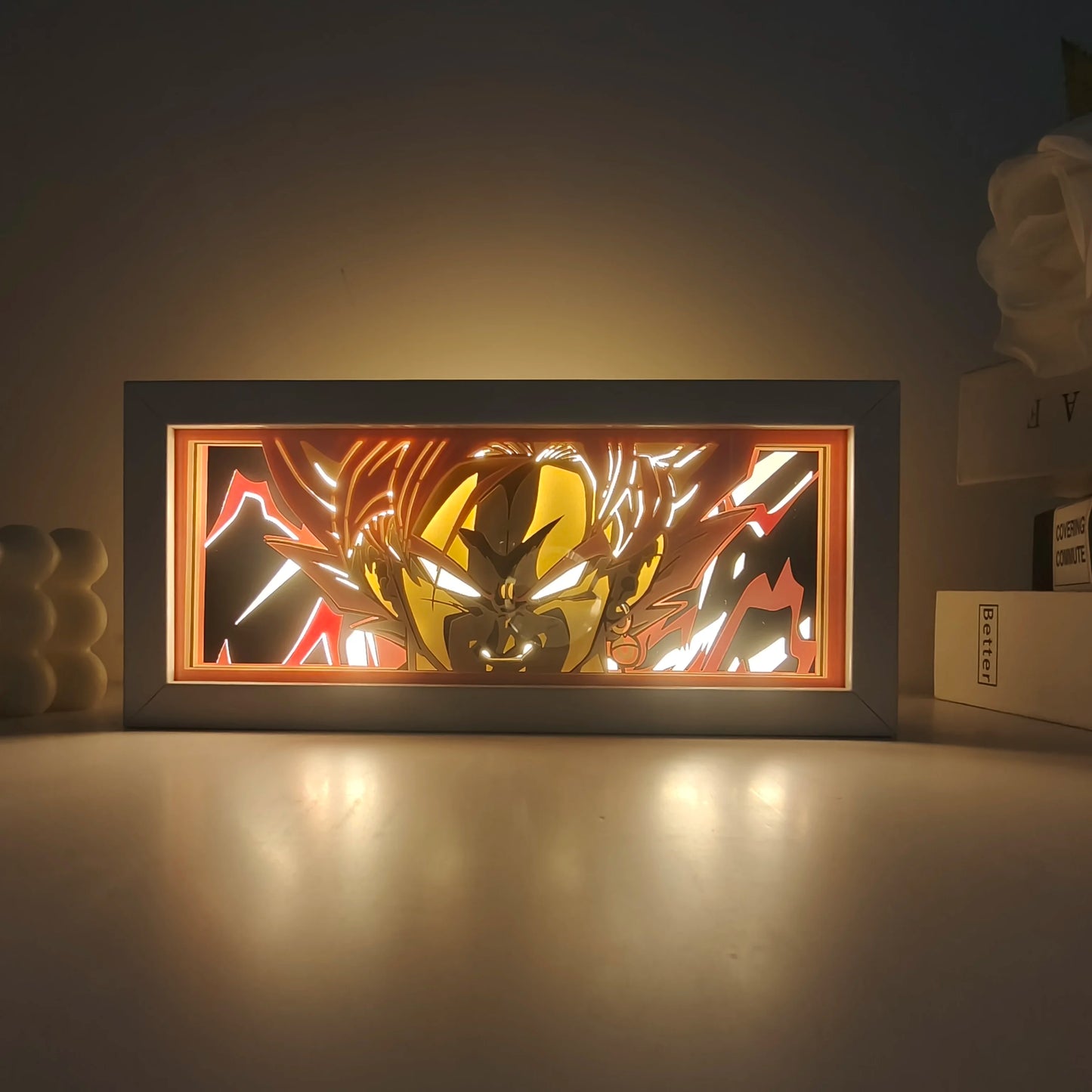 Anime Light Box Led Strip Lights Shadow Box Usb Table Lamp