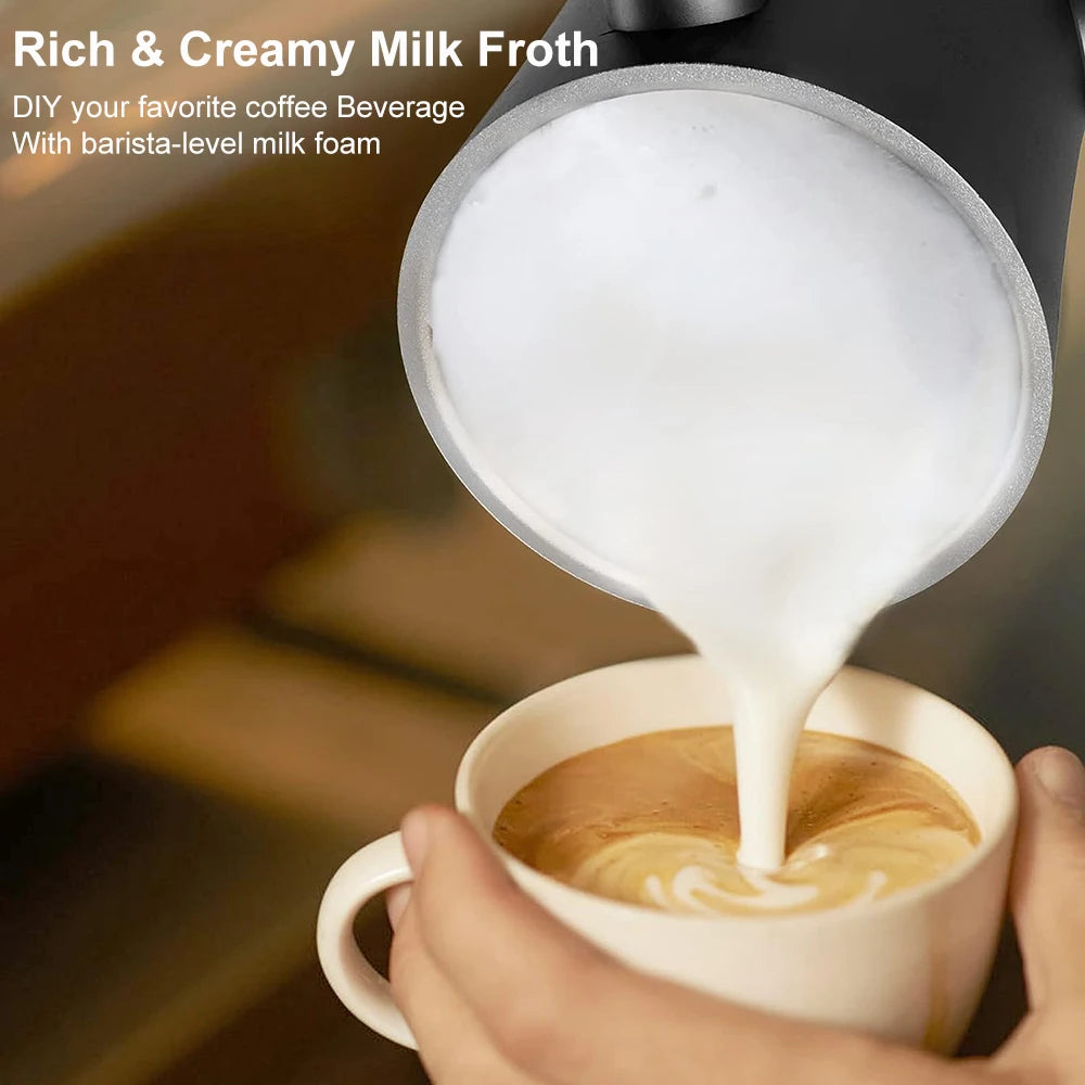 Electric Milk Frother 4 in 1 Machine for Coffee Latte Bliss