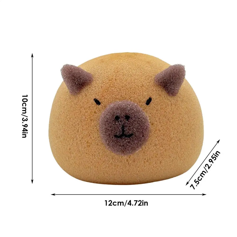 Wash Blistering Capybara Bath Sponge Ball Cute Cartoon Animal