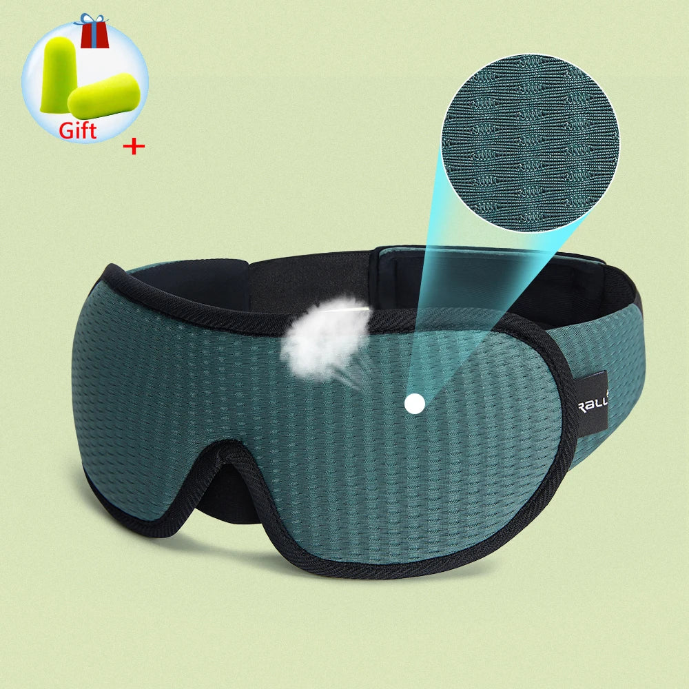 3D Sleeping Mask 100% Blackout Blindfold for Smooth Sleep