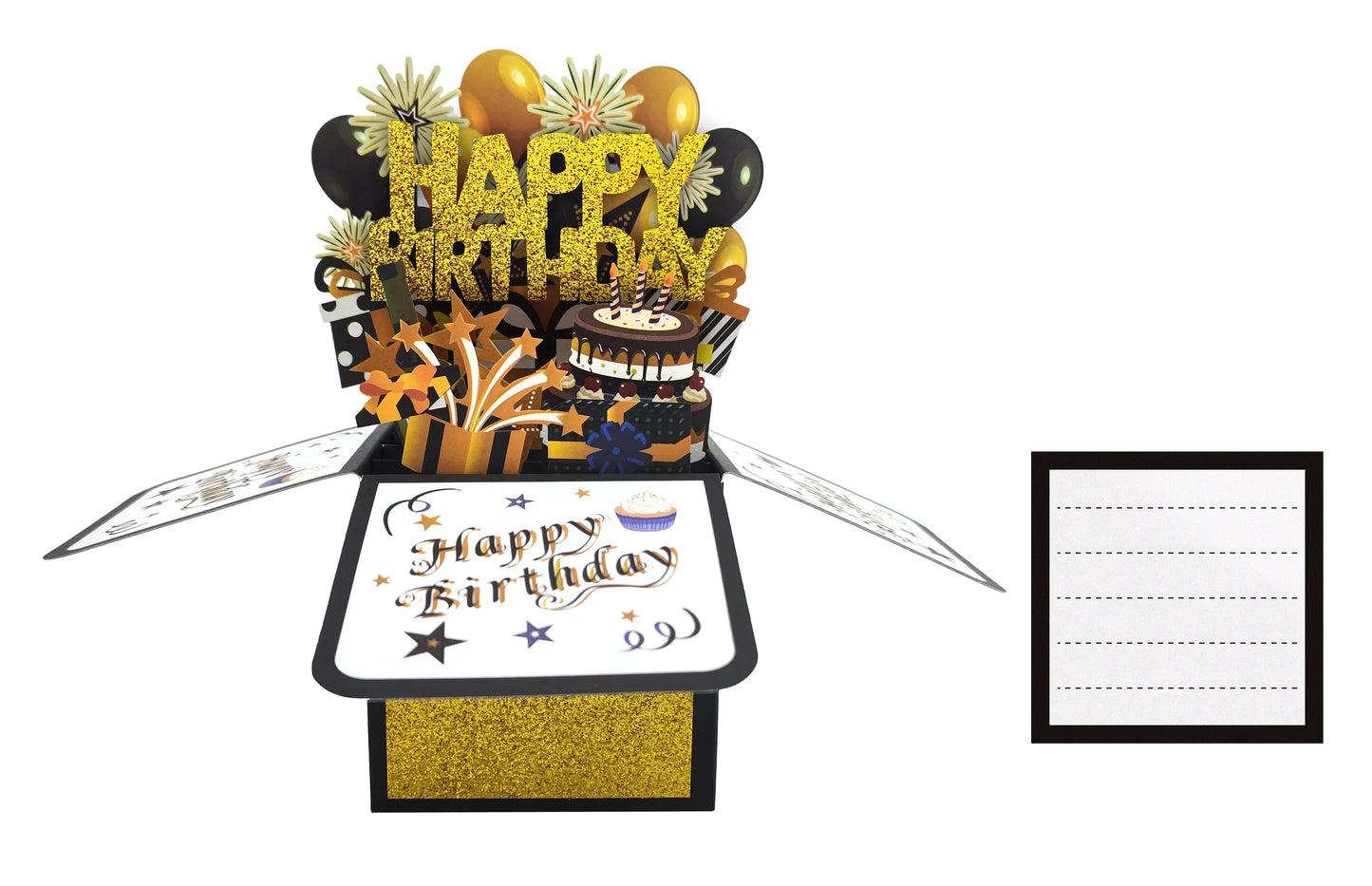 2025 Happy Birthday Card 3D PopUp Gift for Kids and Adults