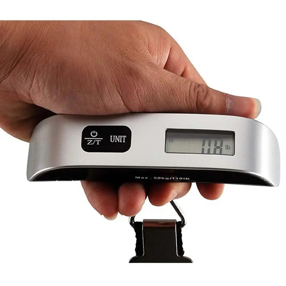 Portable Scale Digital LCD Display 110lb/50kg Travel Weighing Tool